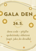 Gala den, pondělí 26. 5. 2025