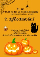 Dýňodlabání, halloweenské dobrůtky a strašidelná stezka večerní školou