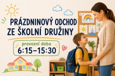 Prázdninový odchod ze ŠD
