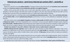 Internet pro seniory jaro 2017